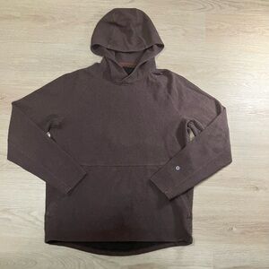 Lululemon At Ease Hoodie Men's Medium Textured Pullover Performance